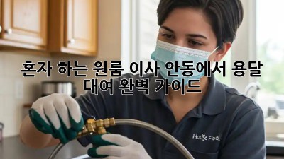 혼자 하는 원룸 이사? 안동에서 용달 대여 완벽 가이드!